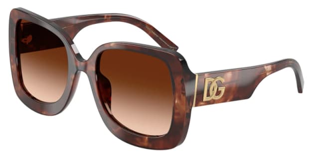 Dolce & Gabbana Woman Dolce & Gabbana DG4513 322274 Sunglasses Acetate Red Brown Squared Normal Shaded Red Sunglasses Woman Acetate