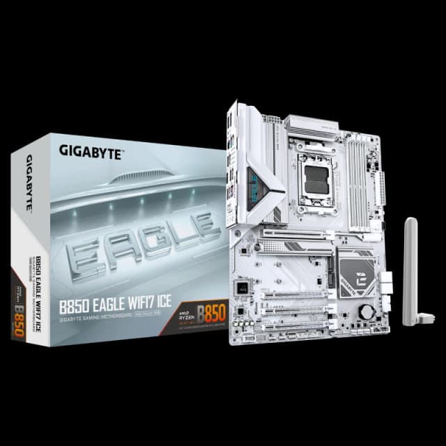 Gigabyte B850 EAGLE WIFI7 ICE AMD Ryzen AM5 DDR5 ATX Motherboard