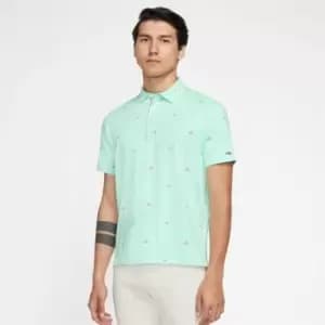 Nike Player Print Polo Shirt Mens - Green