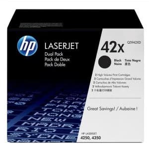 HP 42X Black Laser Toner Ink Cartridge