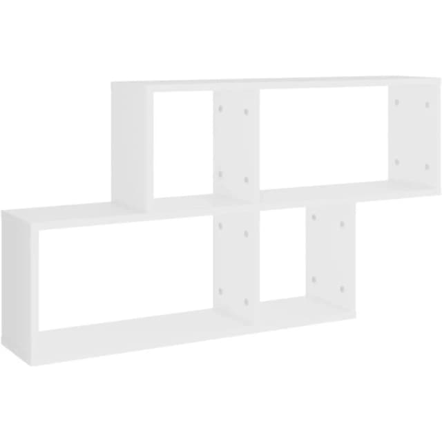 VIDAXL Wall Shelf White 100x18x53cm Engineered Wood Vidaxl 8720286595787