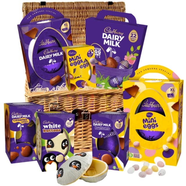 Cadbury Gifts Direct Cadbury Easter Egg Chocolate Family Basket EASTBASK
