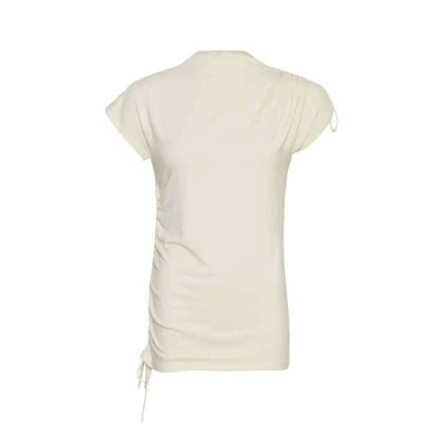 moss copenhagen Womens T-Shirt Moss Copenhagen Blaise SL Beige Female M