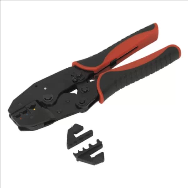 Genuine SEALEY AK3857 Ratchet Crimping Tool Interchangeable Jaws