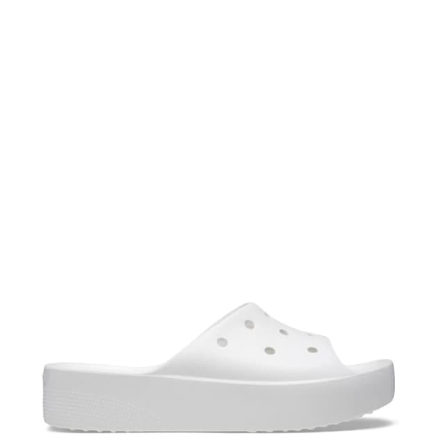 Crocs Crocs Classic Platform Shoes Womens - White White 4