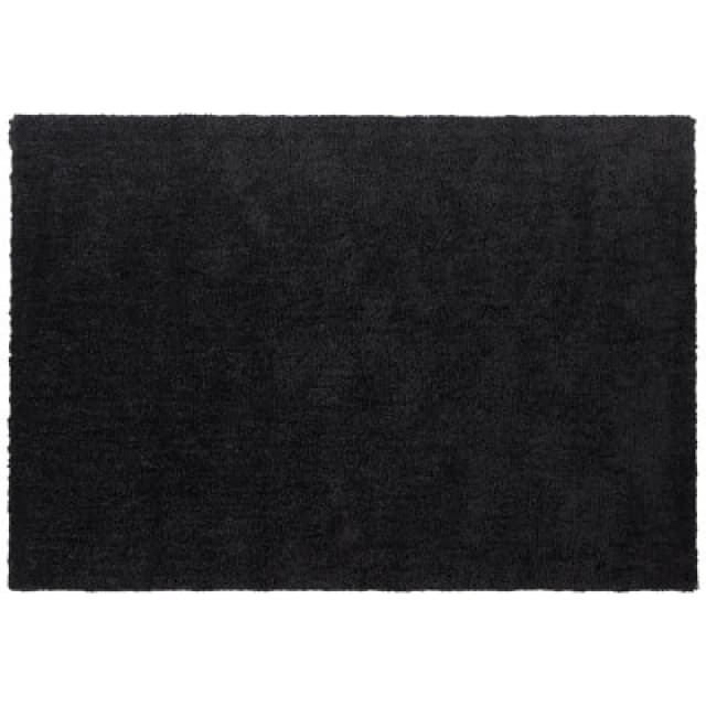 Beliani Shaggygy Rug Demre Black 160 X 230 Cm