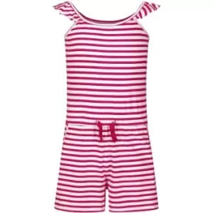 Regatta Girls Dorsey Coolweave Organic Cotton Playsuit 7-8 Years - Chest 63-67cm (Height 122-128cm)