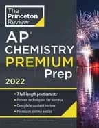 princeton review ap chemistry premium prep 2022 7 practice tests complete c