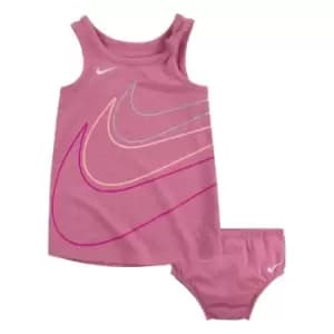 Nike Knot Tank Dress Bb99 - Pink