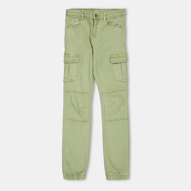 Only Kids Cargo Trousers Oil Green female 8Y