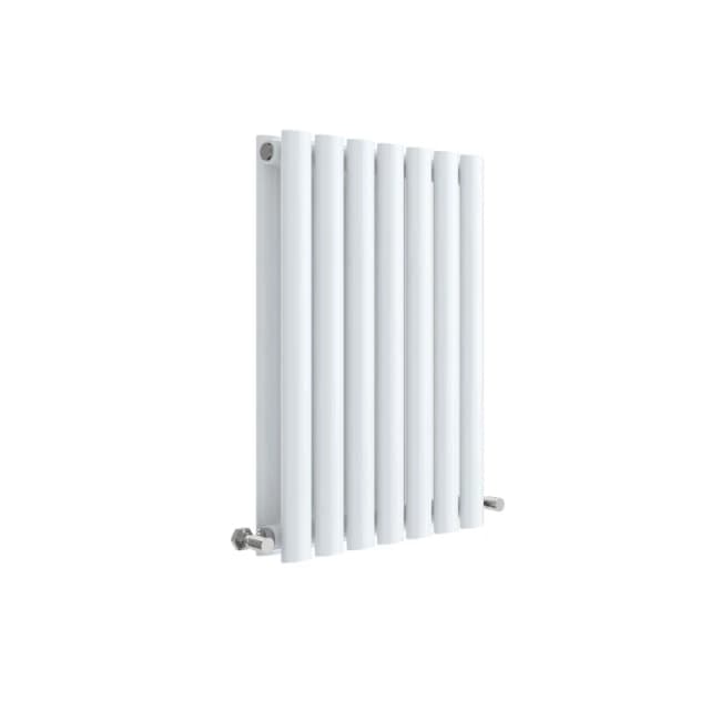 Balterley Embrace Horizontal Double Panel Radiator, 600mm x 412mm - Gloss White White Unisex
