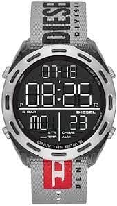 Diesel Lcd Sports Watch - dz1894 - grey