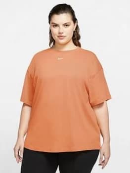 Nike Nsw Essential T-Shirt (Curve) - Orange
