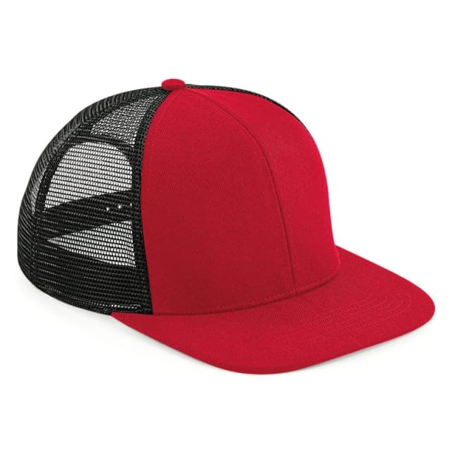 Beechfield Beechfield Trucker Cap in Red Red One Size Unisex 5059444957826