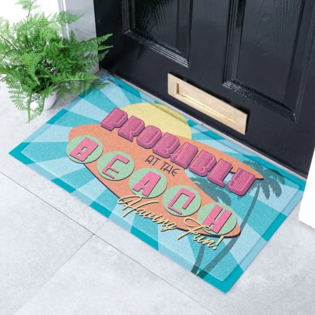 Native Natural Probably At The Beach Doormat (70 X 40Cm)