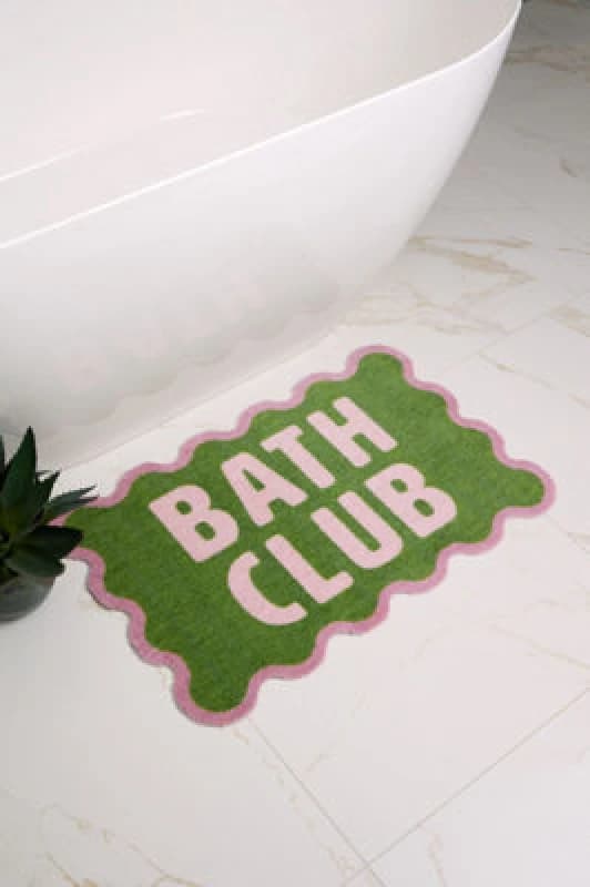 My Mat Nylon Printed Bathroom Bath Club 50X75, Green 5.02613E+12