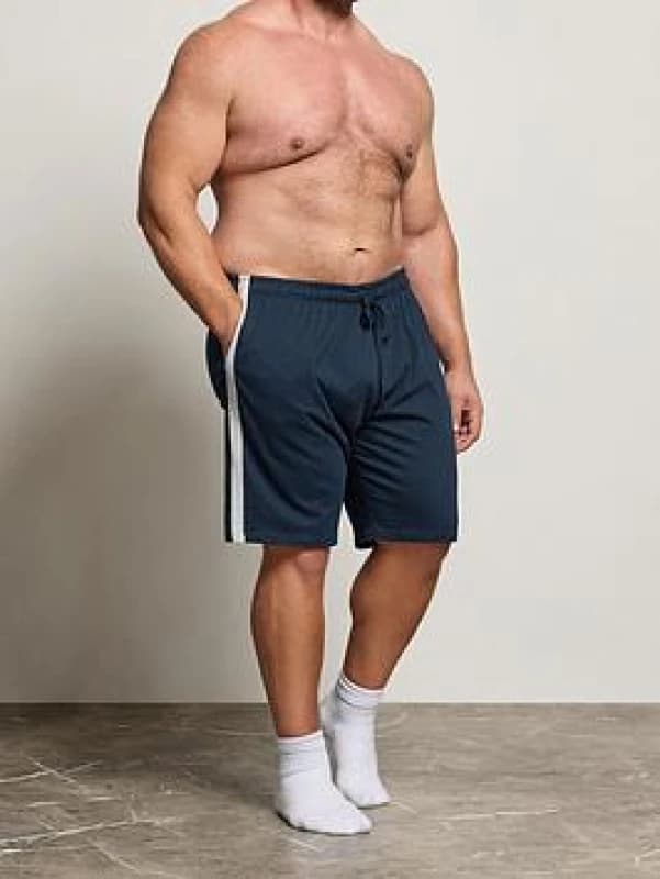 BadRhino BadRhino Men Lightweight Lounge Shorts in Dark Navy Size: X-Large Dark Navy 1XL Male 5063589365354