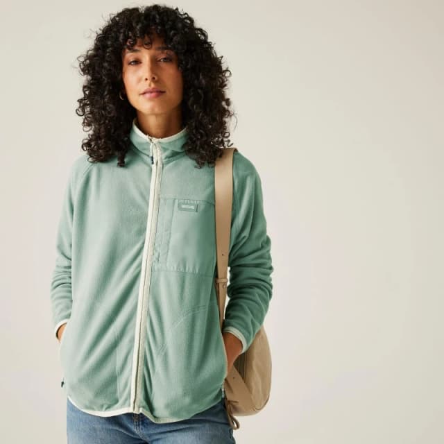 Womens zipped fleece Regatta Lilana Bleu Female 36