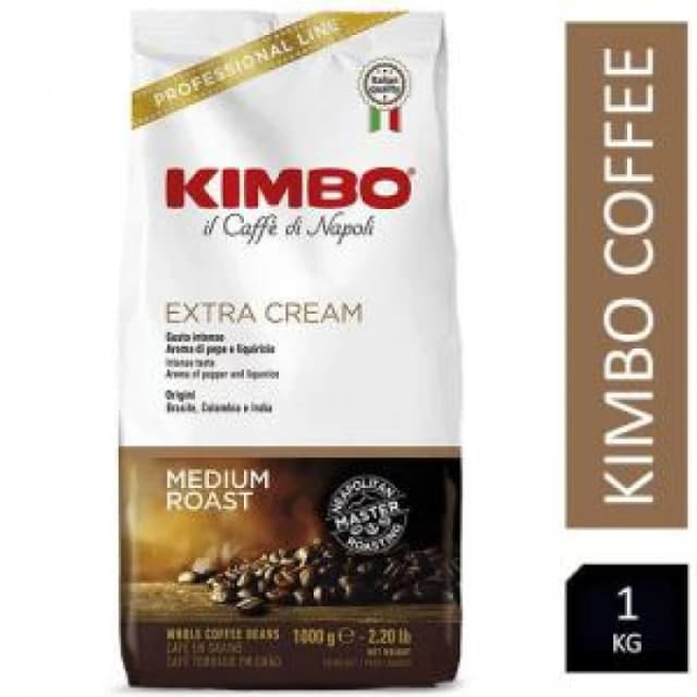 Kimbo Extra Cream 1kg Italian Coffee Beans NWT7709 NWT7709