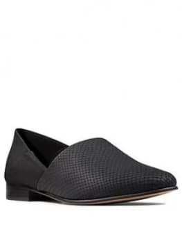 Clarks Pure Tone Leather Shoes - Black