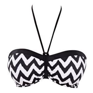 Freya Making waves bandeau bikini top Black
