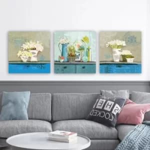 DRPRC9008 Multicolor Decorative Canvas Painting (3 Pieces)
