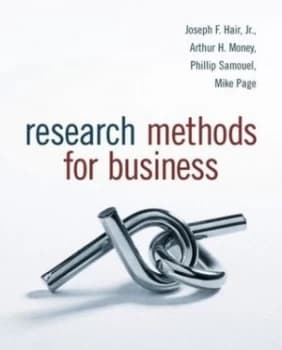 Research Methods for Business by Joseph F. Hair Jr. Paperback