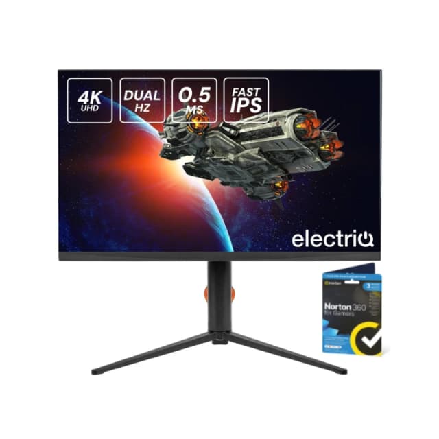 electriQ 27" Fast IPS Dual-Mode 4K at 160Hz Full HD at 320Hz 0.5m