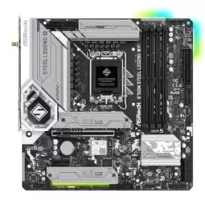 ASRock B760M Steel Legend WiFi Intel Socket LGA1700 Micro ATX Motherboard