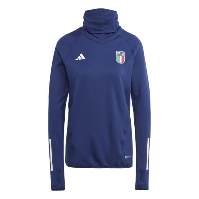adidas Italy Tiro 23 Pro Warm Top Womens - Blue Blue 2XS