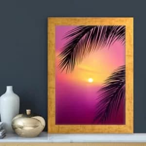 AC6317670801 Multicolor Decorative Framed MDF Painting