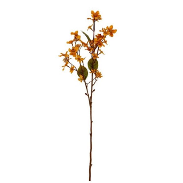 Hill Interiors Yellow Vernicia Fordii Spray Artificial Flower - Plastic - L22 X W10 X H63cm - Yellow