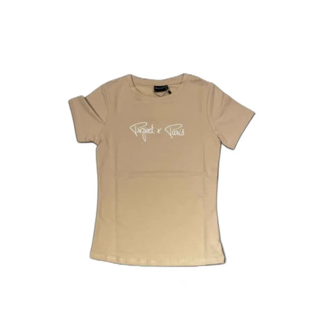 Project X Paris Womens T-Shirt Project X Paris Beige Female XS