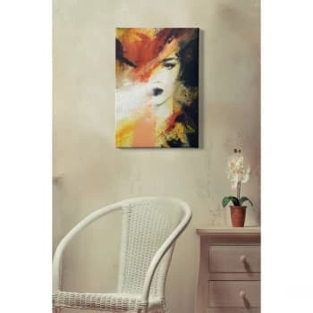 Kanvas Tablo (50 x 70) - 52 Multicolor Decorative Canvas Painting