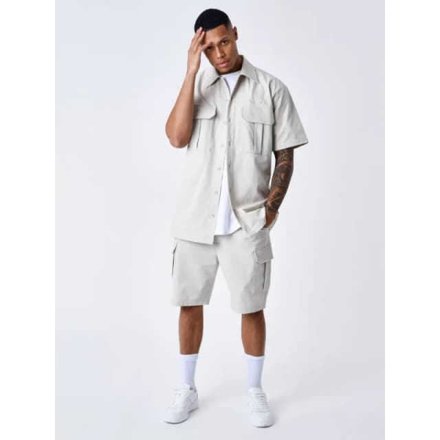 Project X Paris Plain textured shorts Project X Paris Blanc Male S 2340034_GG