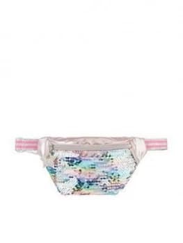 Accessorize Girls Glitter Sequin Belt Bag - Multi