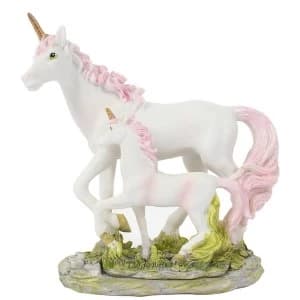 Unicorn and Foal Figurine