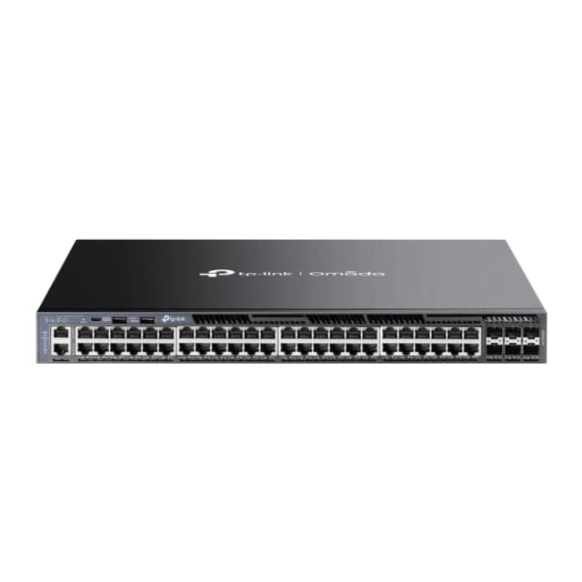 TP Link Omada 48-Port Gigabit Stackable L3 Managed Switch with 6 10G S