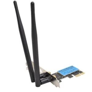 Evo Labs PCI-Express Full Height AC1200 Dual Band WiFi Card with Detachable Antennas