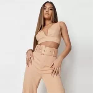 Missguided Tall Asymmetric Bralet - Beige