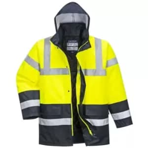 Portwest - S466YER6XL - sz 6XL Hi-Vis Contrast Traffic Jacket - Yellow - Yellow