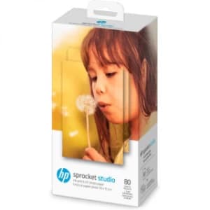 HP Sprocket Studio Cartridges and Photo Paper - 80 sheets - 10 x 15cm (4KK83A)