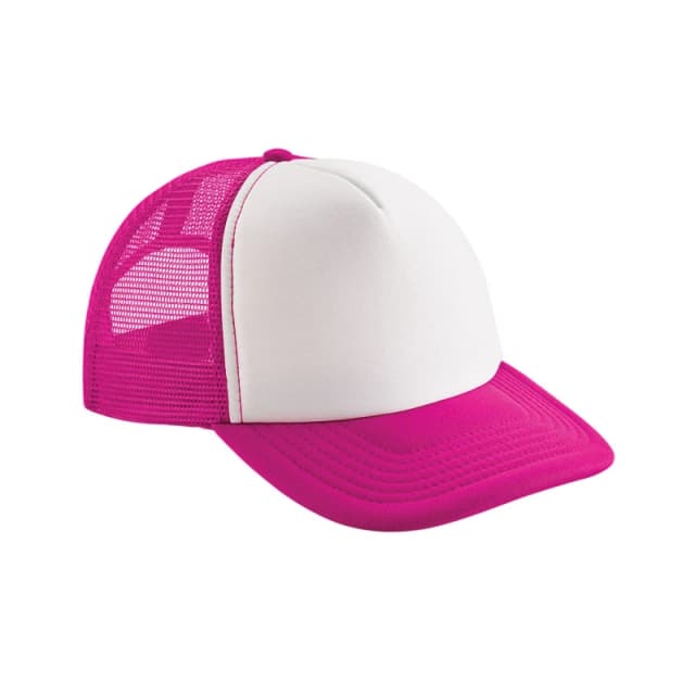 Beechfield Womens Vintage Snapback Trucker Cap in Fuchsia Fuchsia Female One Size