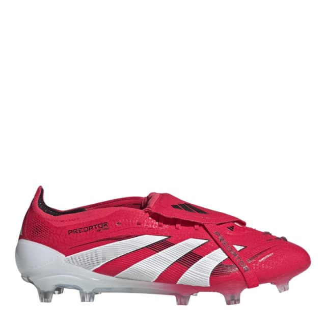 adidas Predator Elite Fold-Over Tongue Firm Ground Football Boots Red/White male 12.5(48)