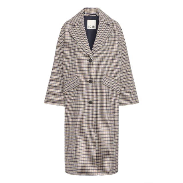 Ichi Womens coat Ichi Emmalu 3 Bleu Female 36