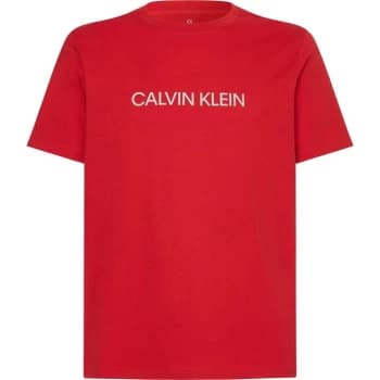 Calvin Klein Performance Essential Logo T Shirt - Barbados Cherry
