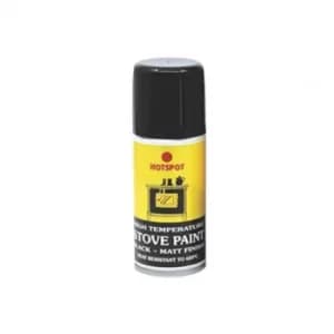 Hotspot Spray Stove Paint Matt Black 50ml
