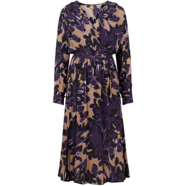 Boss Womens Demaia Wrap Dress Open Misc female 8 (S)