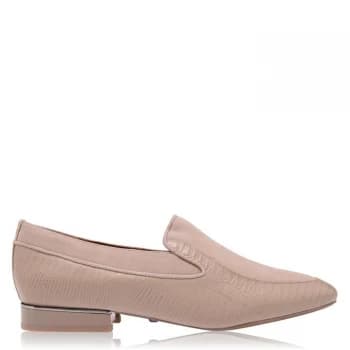 Reiss Nina Loafers - Beige Calf