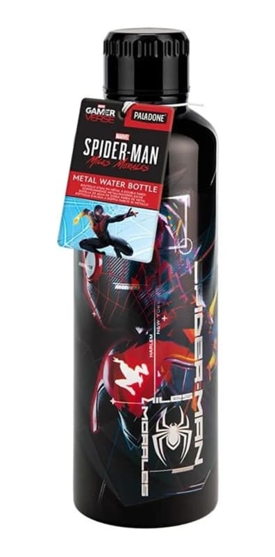 Marvel'S Miles Morales Metal Water Bottle